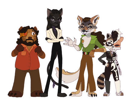 corpo inteiro cartoon